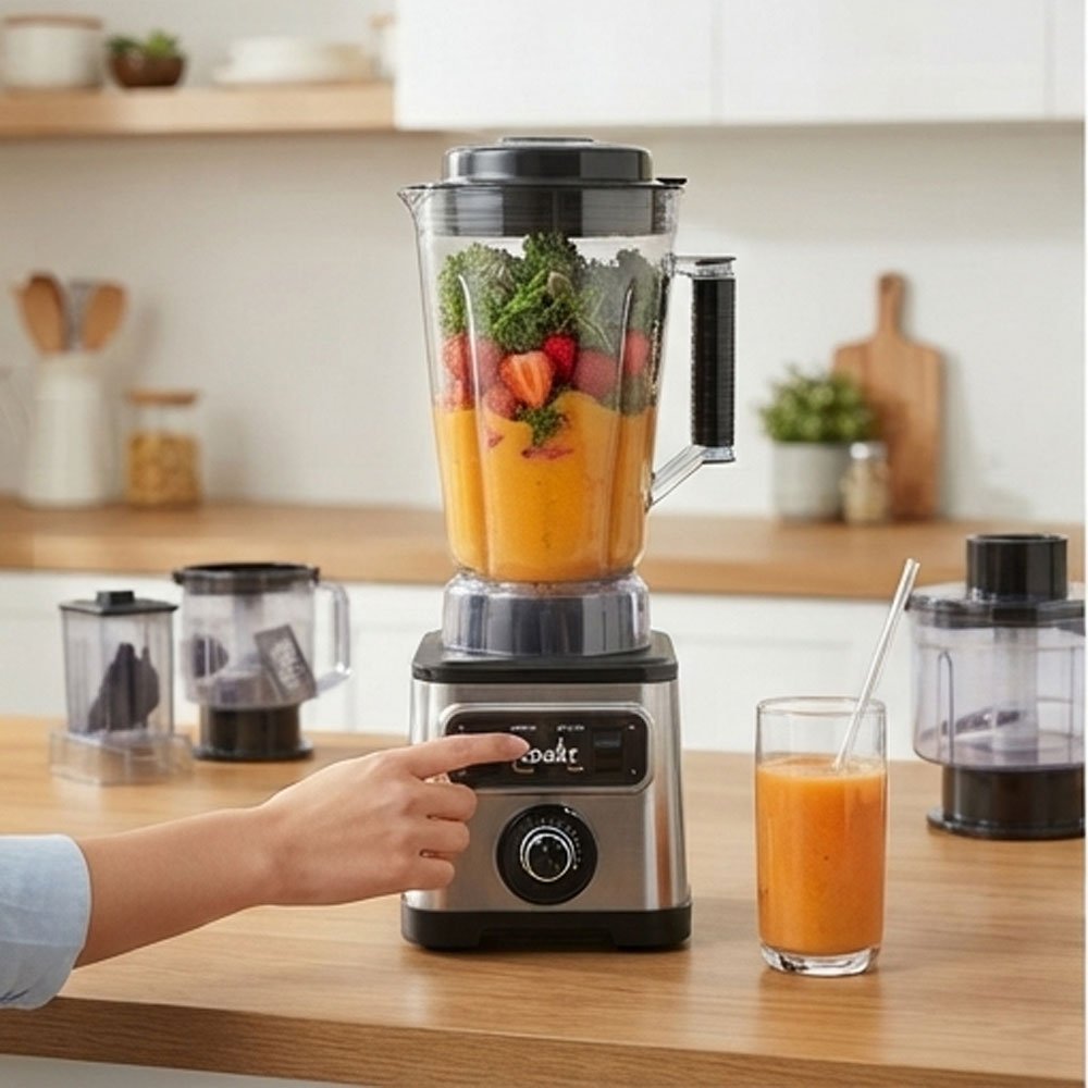 Robot 1000W All-in-One Food Processor with Blender, Chopper & Grinder - Image 3