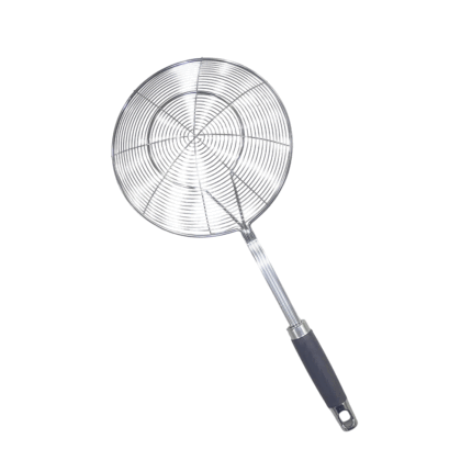 Stainless Steel Spider Strainer Skimmer Spoon Wire Mesh Ladle Heat Handle