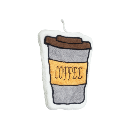 Microfiber Kitchen Cleaning Glove Mitt Super Absorbent Coffee Cup Shape Cloth